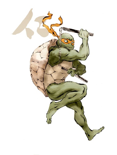 Michelangelo s nunchaku